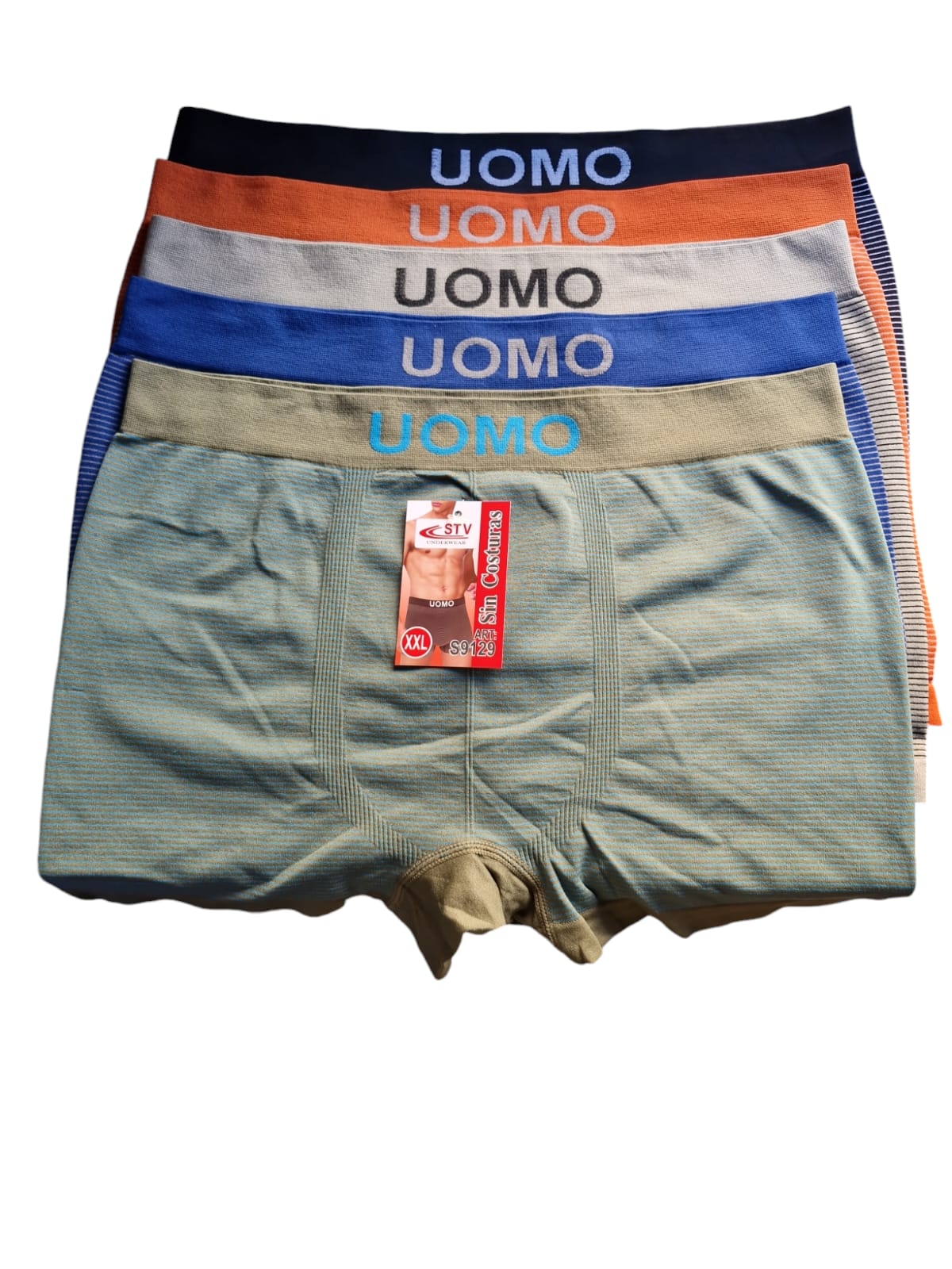 Pack de 5 boxers de algodón Multicolor