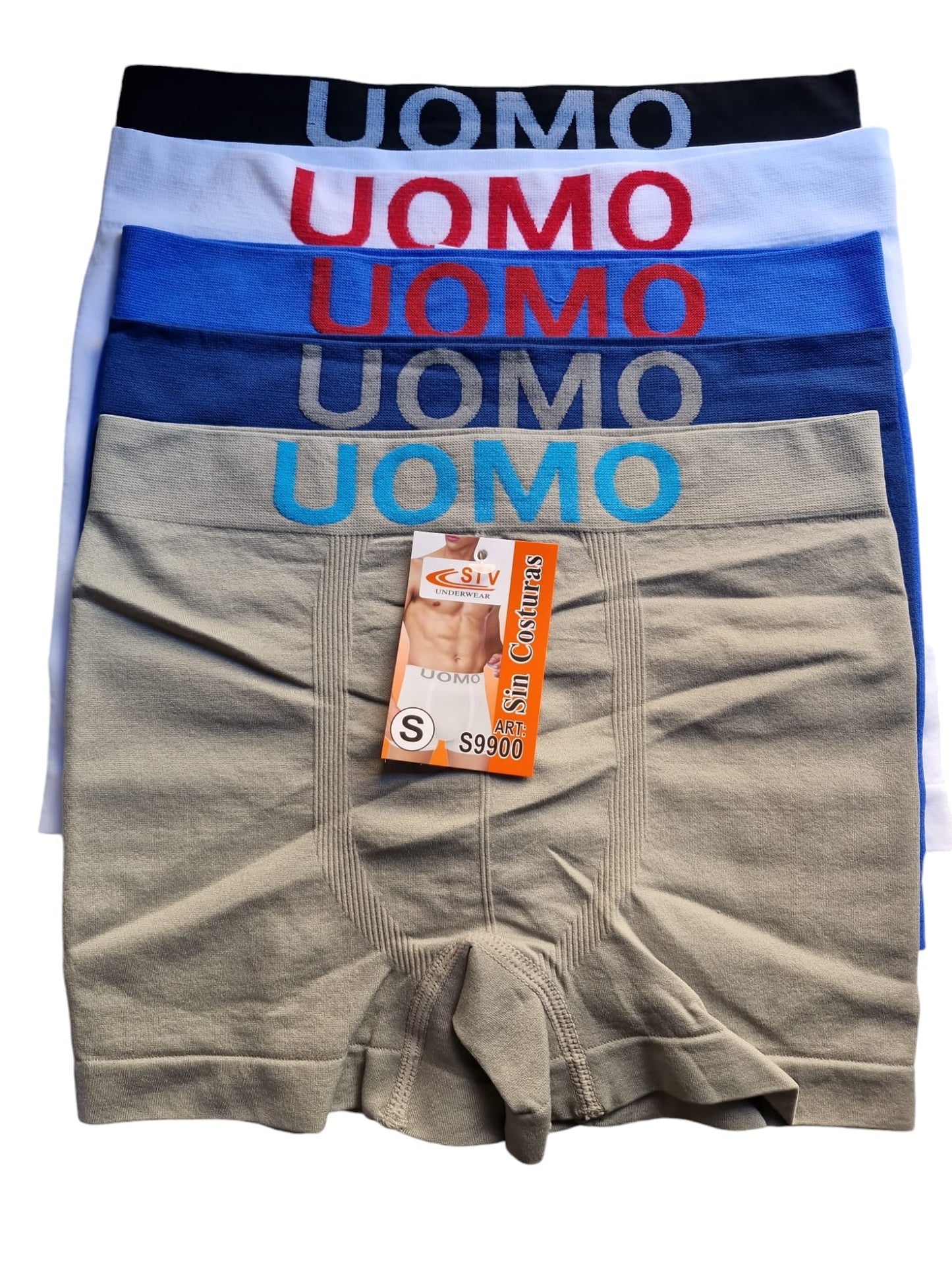 Pack de 5 boxers de algodón Multicolor