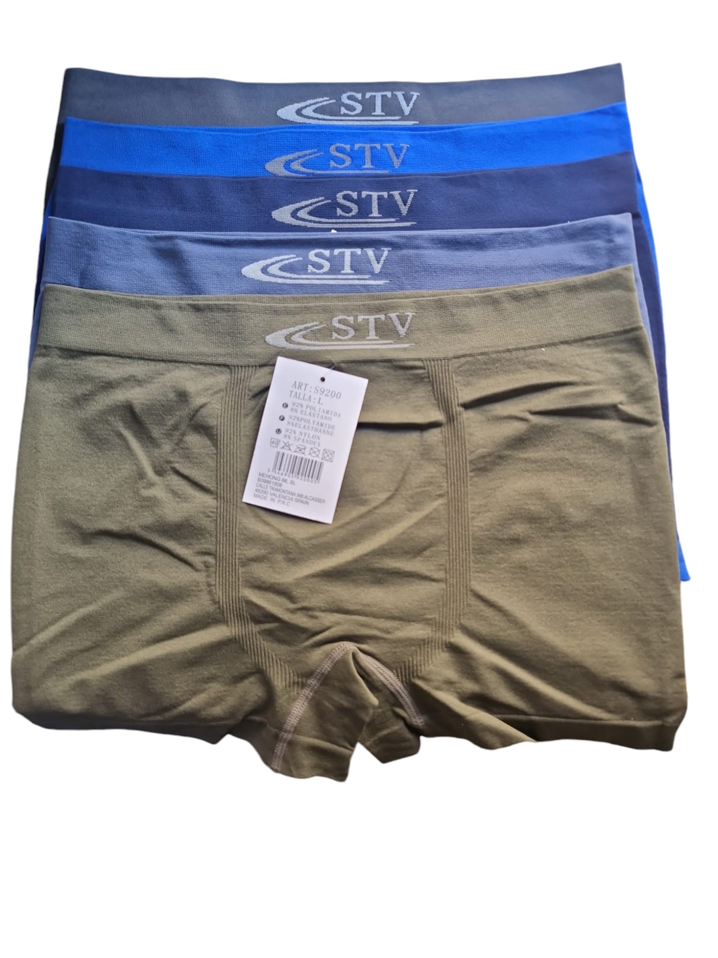 Pack de 5 boxers de algodón Multicolor