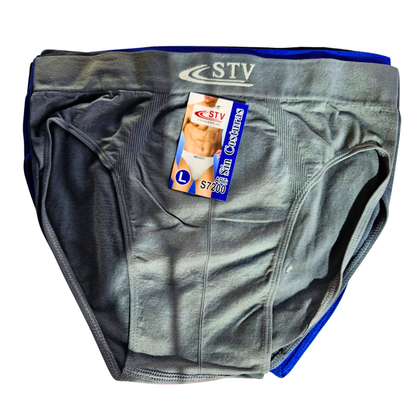 Pack de 3 boxers de algodón con corte en V (STV)